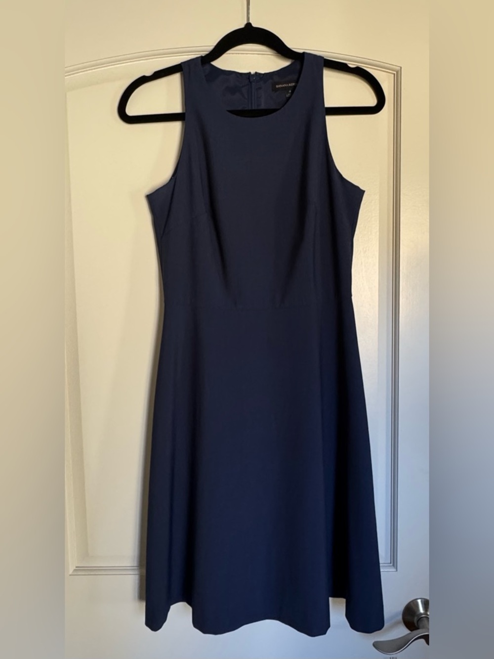 Banana Republic Navy Sleeveless Mini Dress
